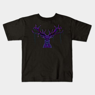 purple deer Kids T-Shirt
